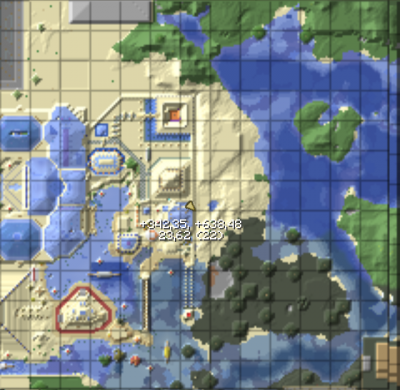 Das Bild meiner Minimap.