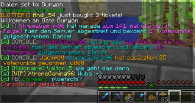 XtremeGaming96 bekamt mehr votepunkte<br />(Besser zu erkennen)