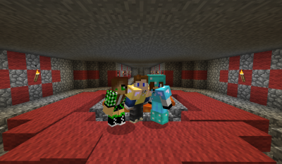 Resalotte, Elepanther und Jessy1712 (CraySone war schon weg)